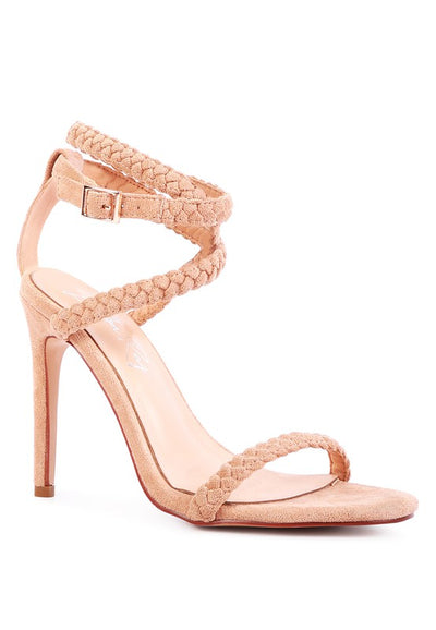 SHERRI SUEDE STILETTO SLING-BACK SANDAL - Laced Array