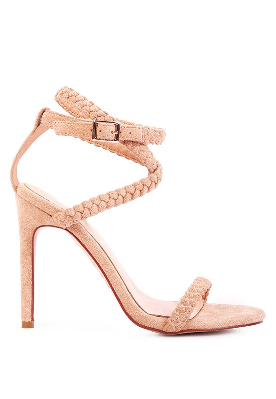 SHERRI SUEDE STILETTO SLING-BACK SANDAL - Laced Array