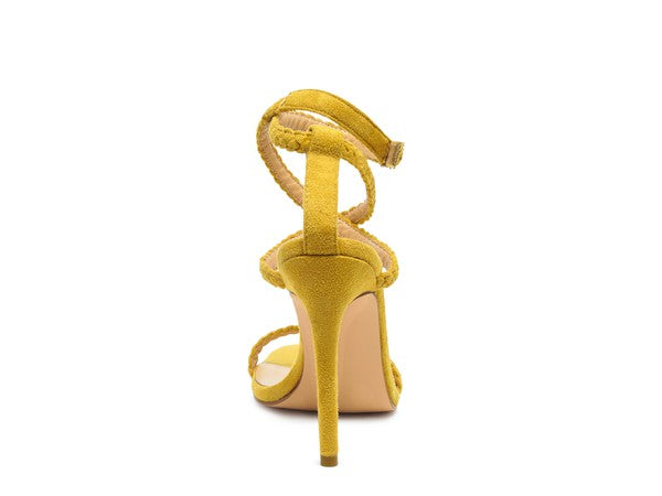 SHERRI SUEDE STILETTO SLING-BACK SANDAL - Laced Array