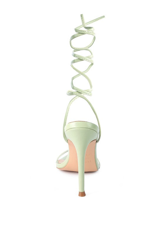 SPHYNX HIGH HEEL LACE UP SANDALS - Laced Array