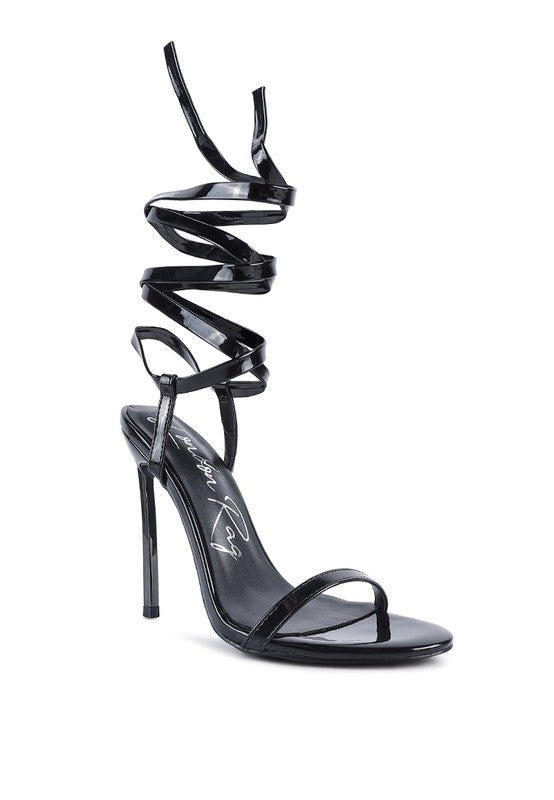 SMACKER STILETTO LACE UP SANDAL - Laced Array