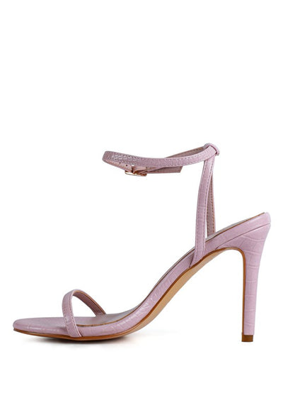 Blondes Croc High Heeled Sandal - Laced Array