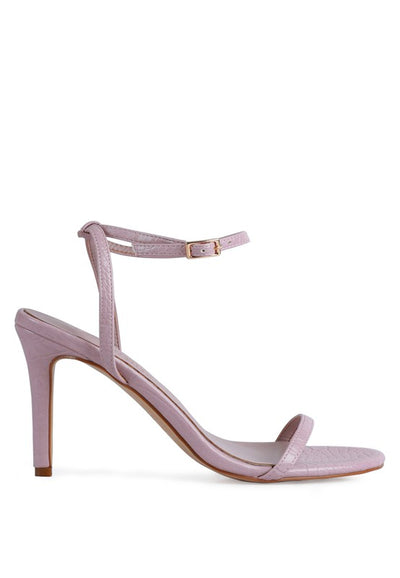 Blondes Croc High Heeled Sandal - Laced Array